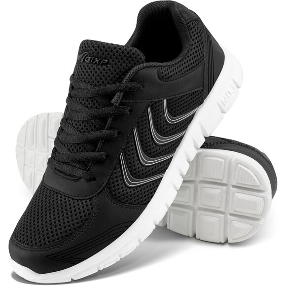 Shoes - Womens Sneakers Fashion Walking Casual Black Lightweight Tennis Shoes